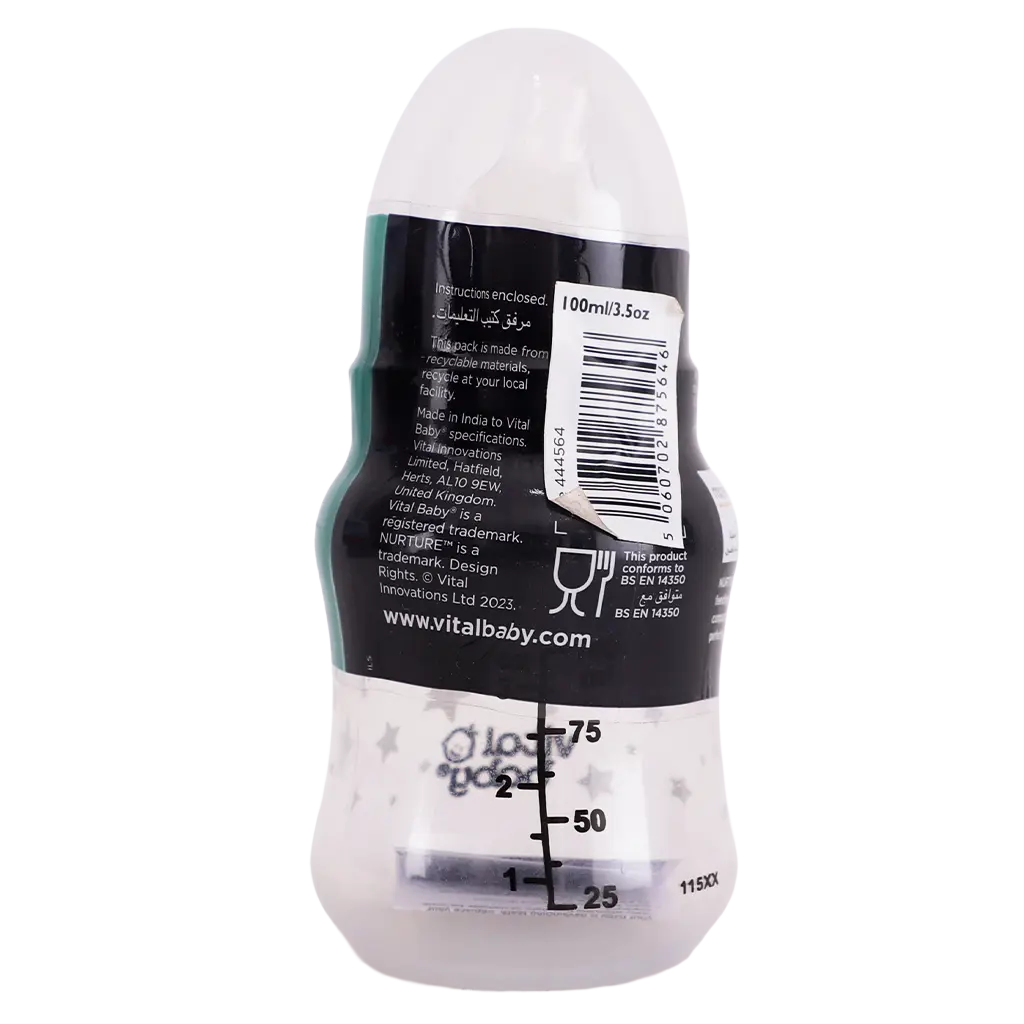 Vital Baby Nurture Perfectly Simple Feeding Bottle 100 Ml 1Pcs - view 2