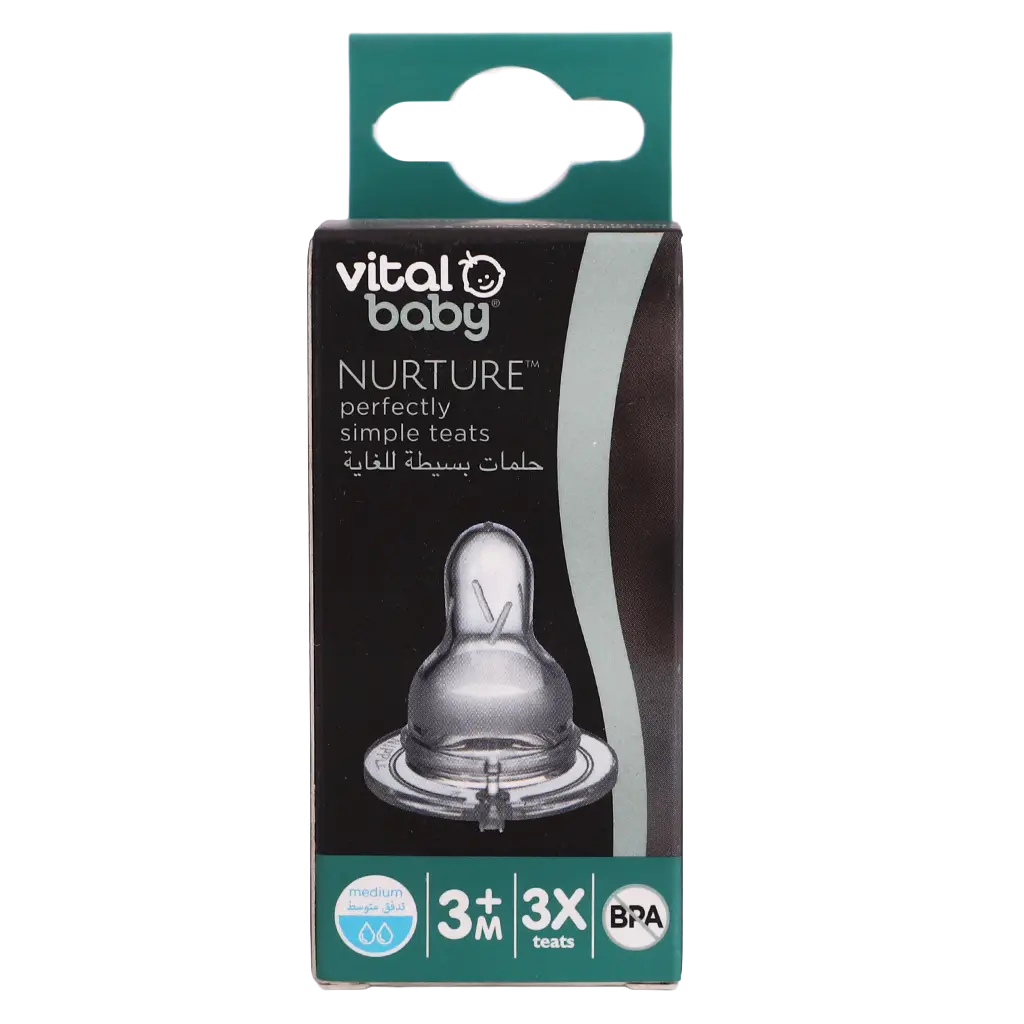 Vital Baby Nurture Perfectly Simple Teat  Medium Flow 3 Pcs - view 2