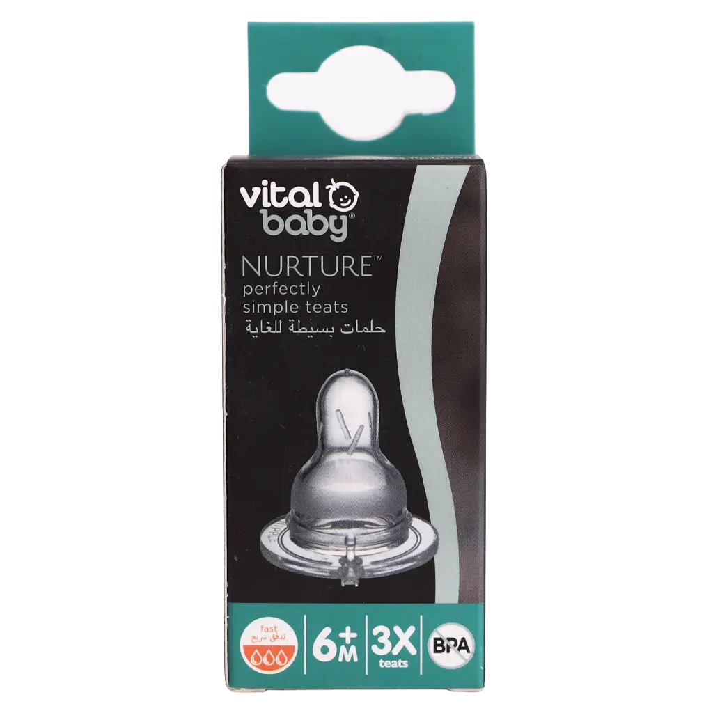 Vital Baby Nurture Perfectly Simple Teat  Fast Flow 3 Pcs - view 2