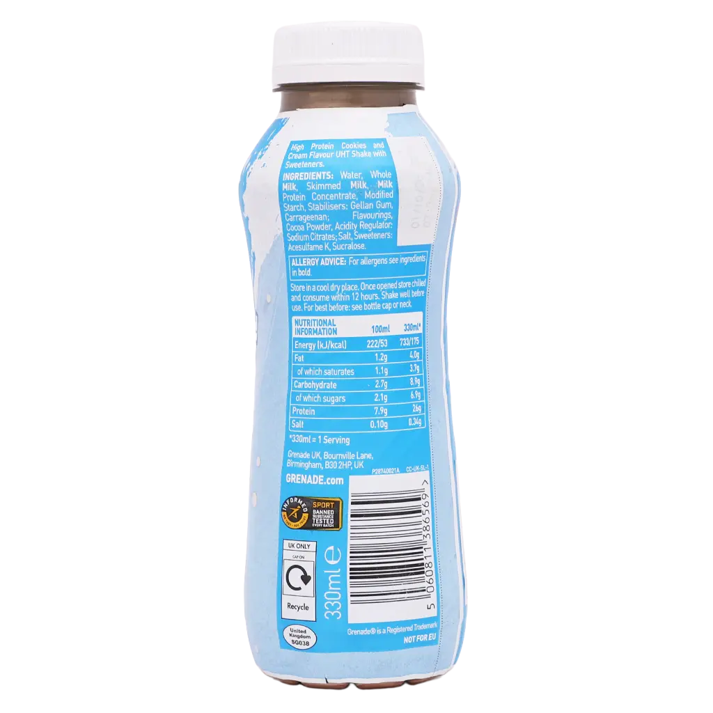 Grenade Protein Shakes Cookies and Cream 330 ml - view 2