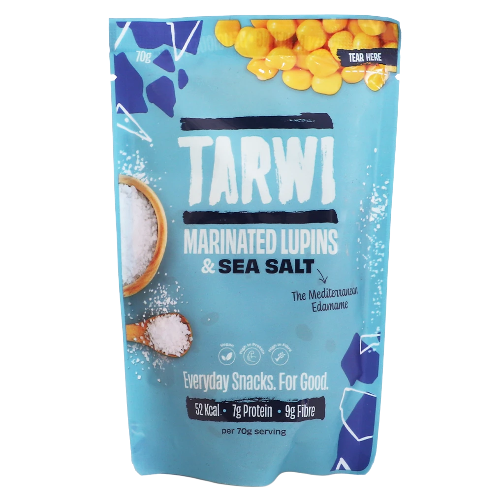 Tarwi Marinated Lupins and Sea Salt 70 gm