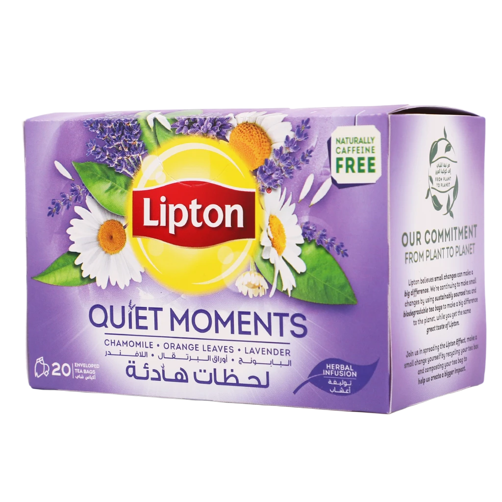 Lipton Herbal Tea Quiet Moments Caffiene Free 20 Bags