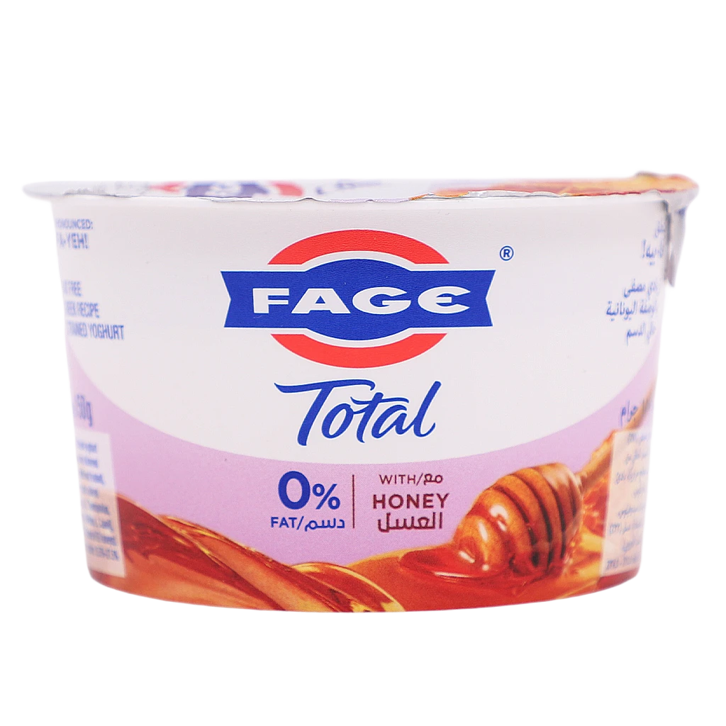 Fage Greek Yoghurt With Hony 0% Fat 150 gm
