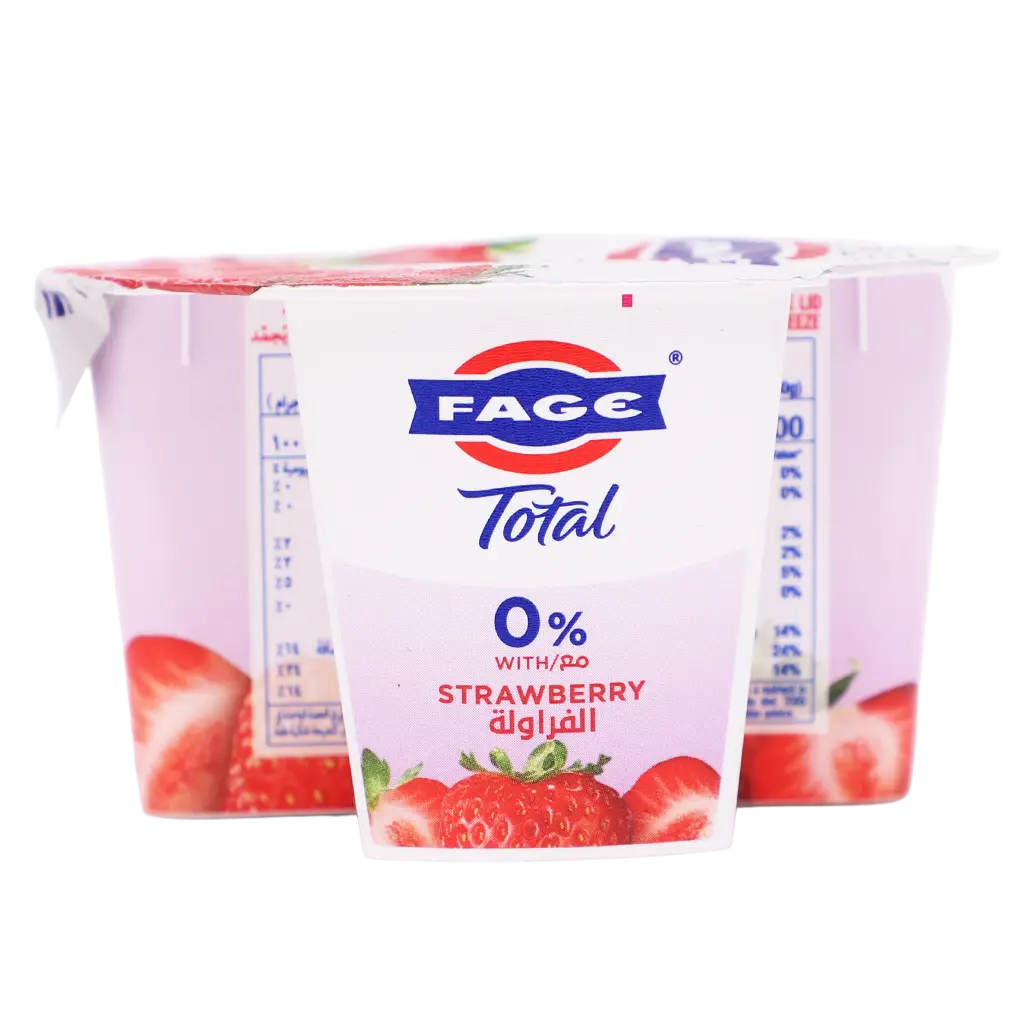 Fage Greek Yoghurt Strawberry 0% Fat 150 gm - view 2