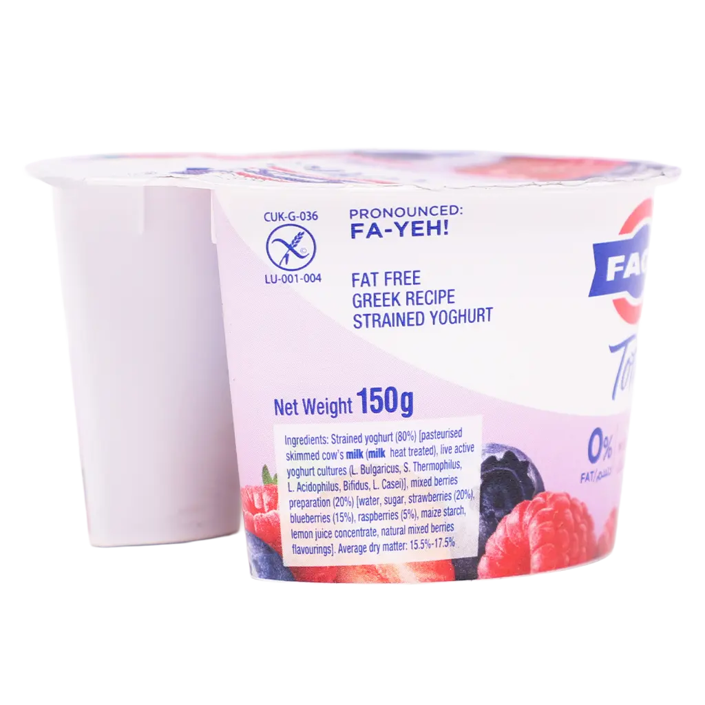 Fage Greek Yoghurt Mixed Berries 0% Fat 150 gm - view 4