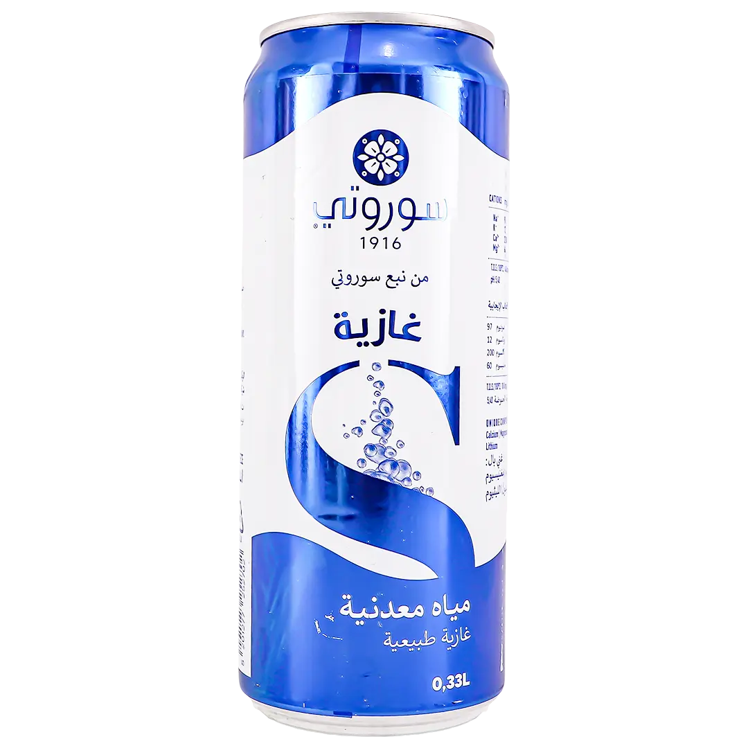 Souroti Mineral  Sparkling Water 330 ml - view 1