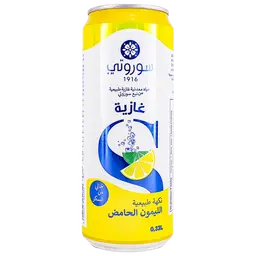Souroti Mineral  Sparkling Water Lemon Flavour 330 ml