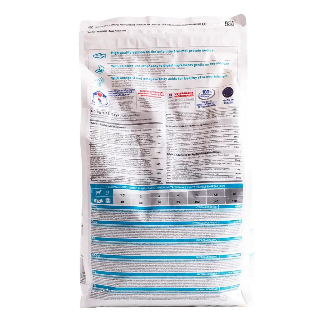 Hill's Science Plan Hypoallergenic Hypo Smalland Mini with salmon 1.5 kg - view 3