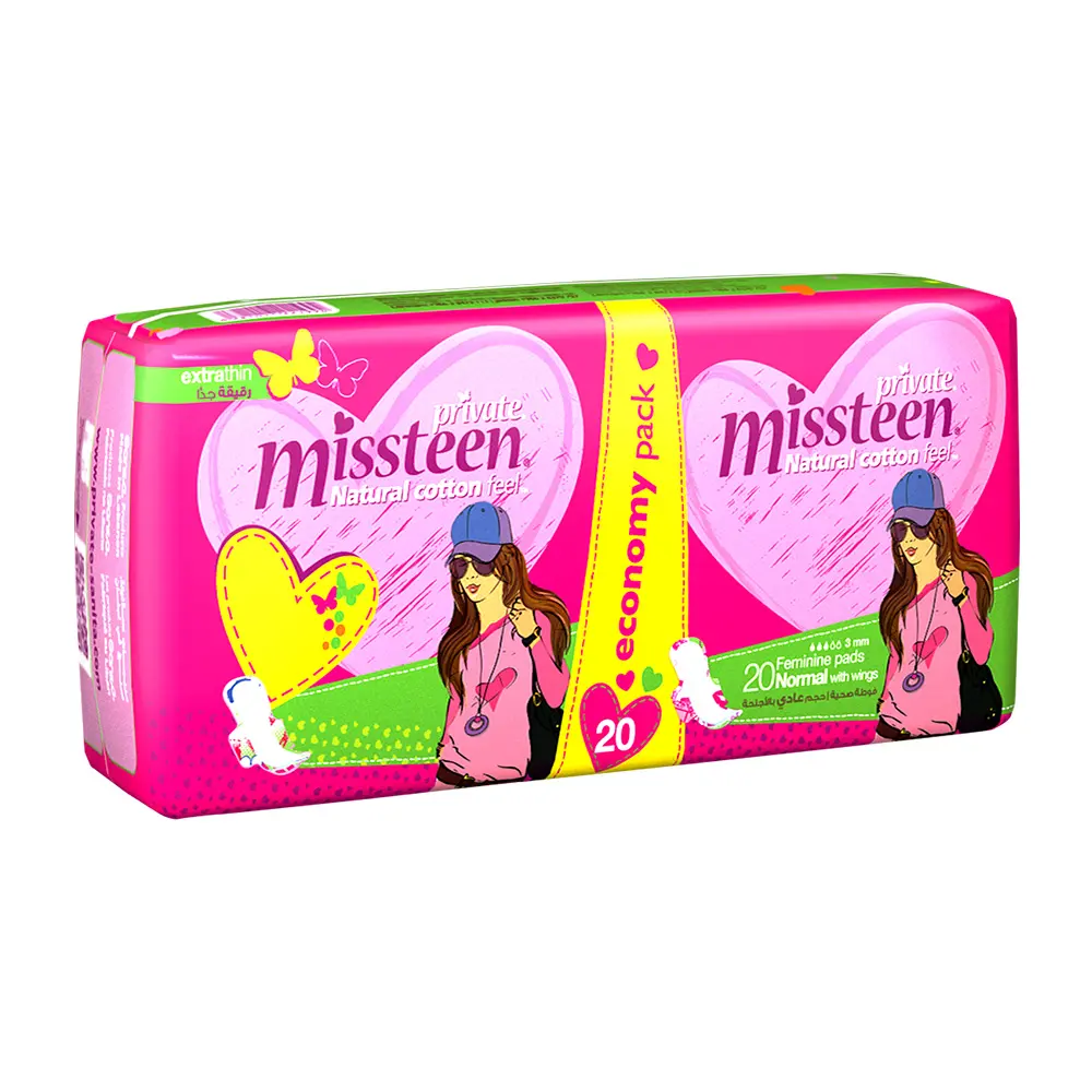 Private Sanitary Pads Extra Thin Miss Teen 20 pads - view 6