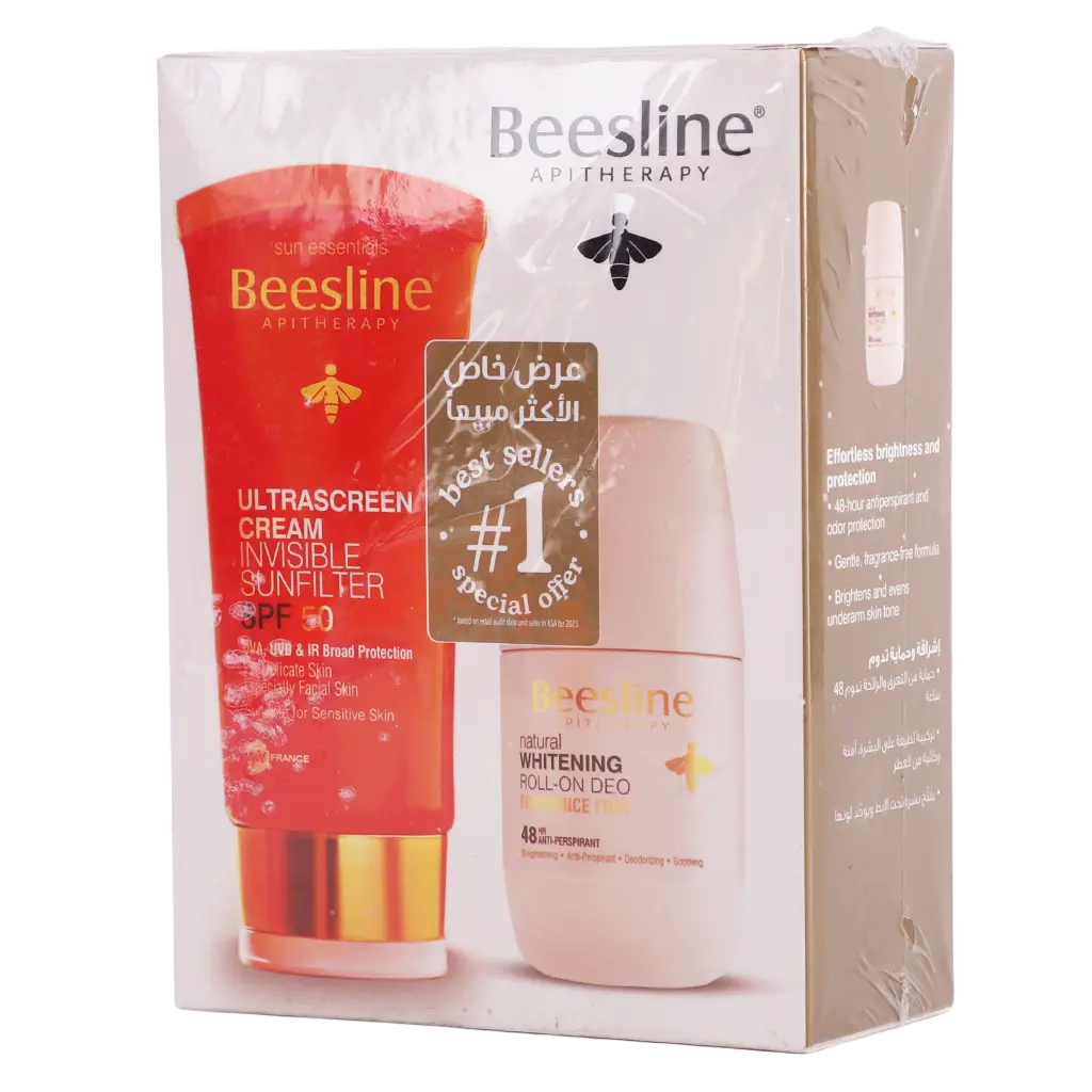 Beesline Special Offer Natural Roll-On Deodorant And Sunscreen SPF 50 - view 1