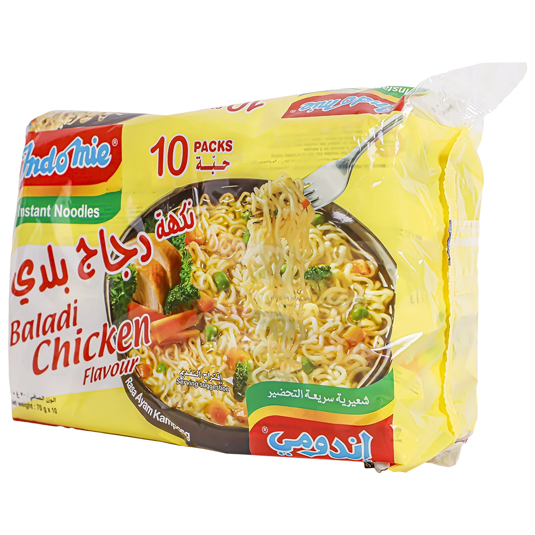 Indomie Instant Noodle Baladi Chicken Flavour 10 pcs 70 gm