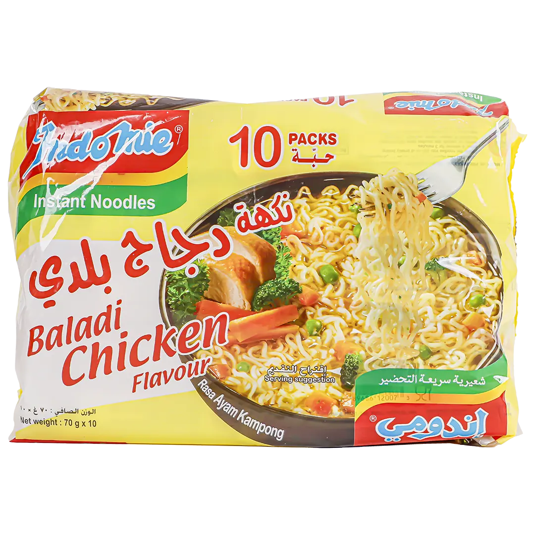 Indomie Instant Noodle Baladi Chicken Flavour 10 pcs 70 gm - view 2