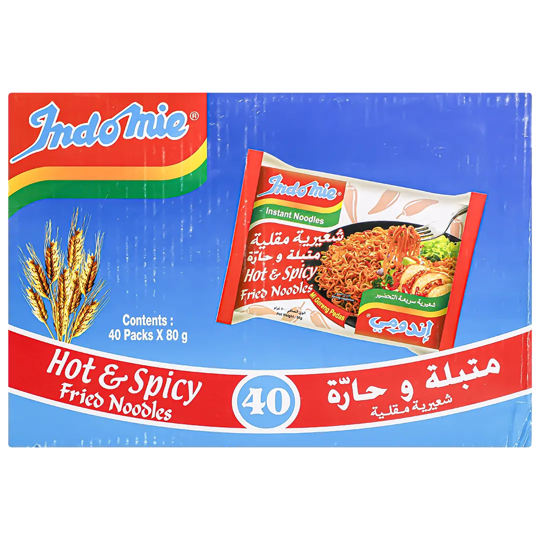 اندومي شعيرية مقلية حارة ومتبلة 40 حبة 80 جم - view 2