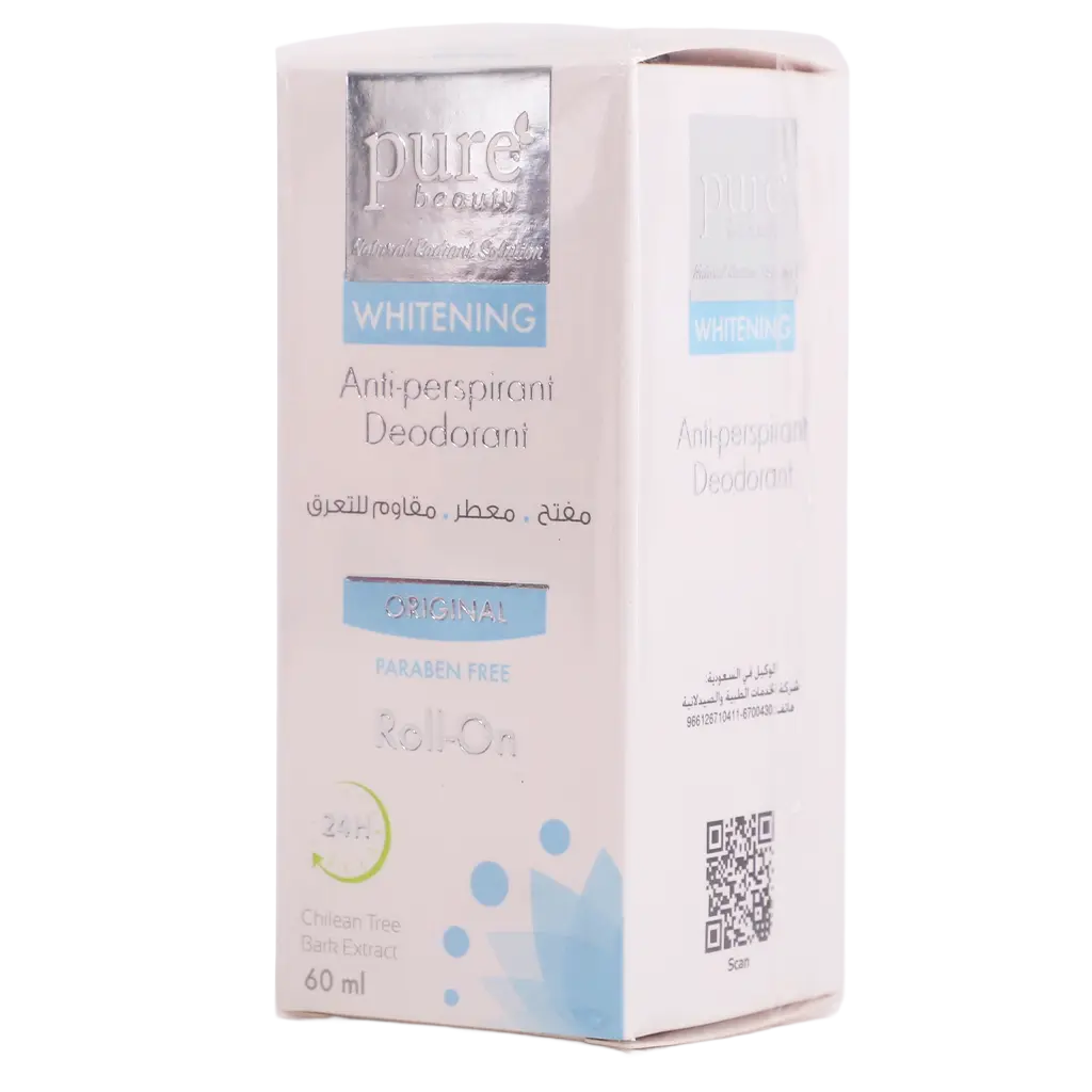 Pure Beauty Whitening Antiperspirant Deodorant Rollon Original 60ml - view 2