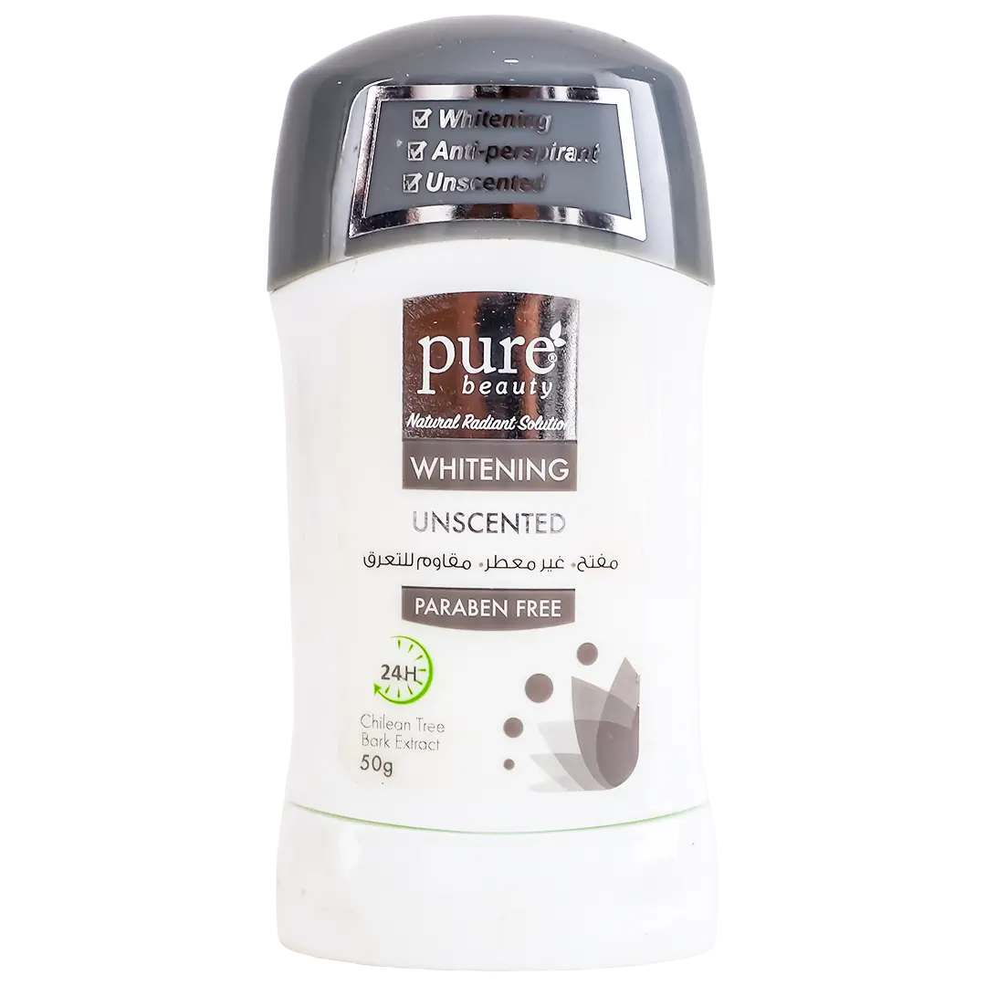 Pure Beauty Whitening Antiperspirant Deodorant Stick Unscented 50 gm - view 1