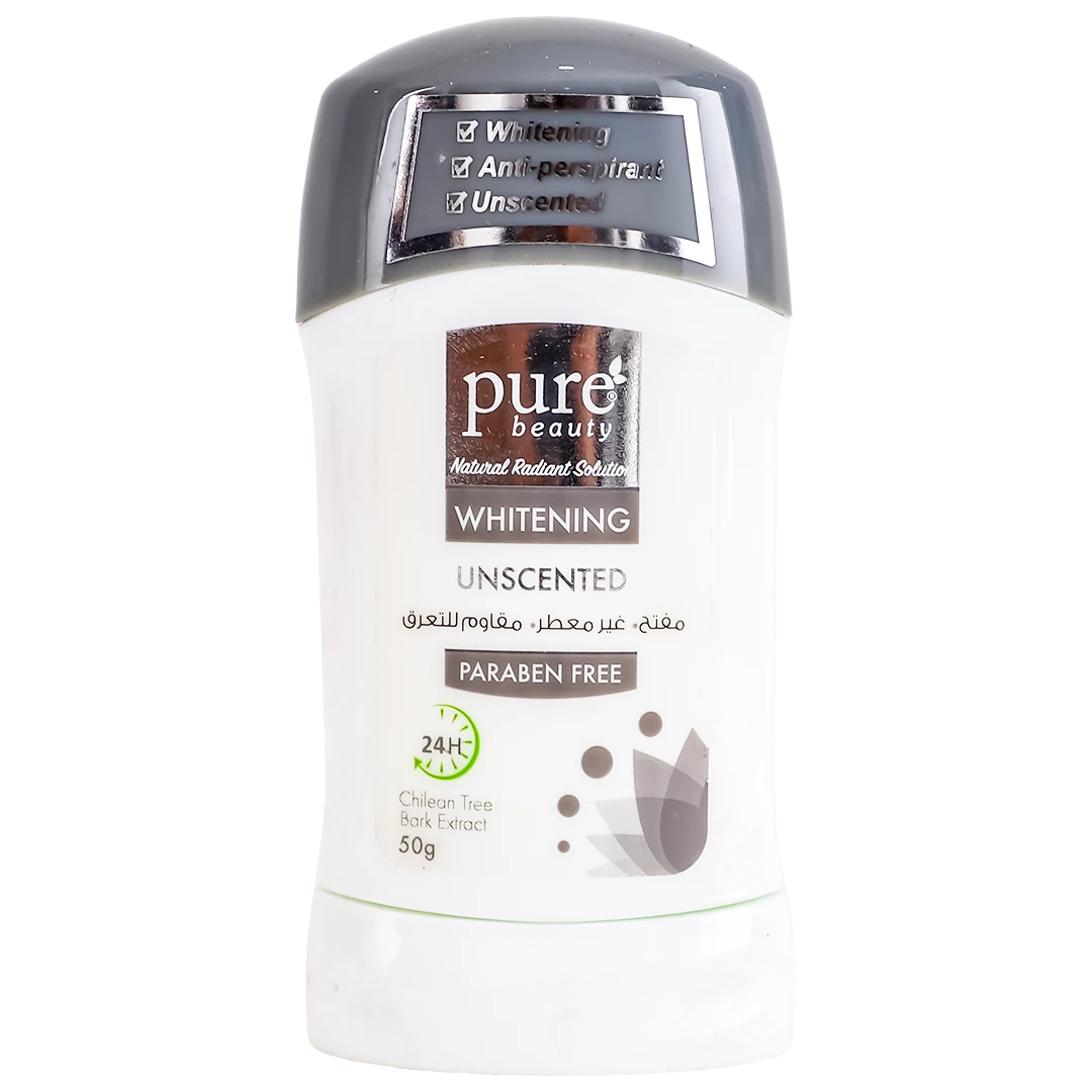 Pure Beauty Whitening Antiperspirant Deodorant Stick Unscented 50 gm