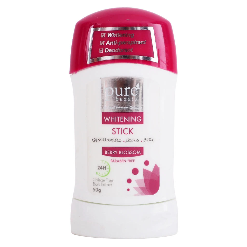 Pure Beauty Whitening Antiperspirant Deodorant Stick Berry Blossom 50 gm