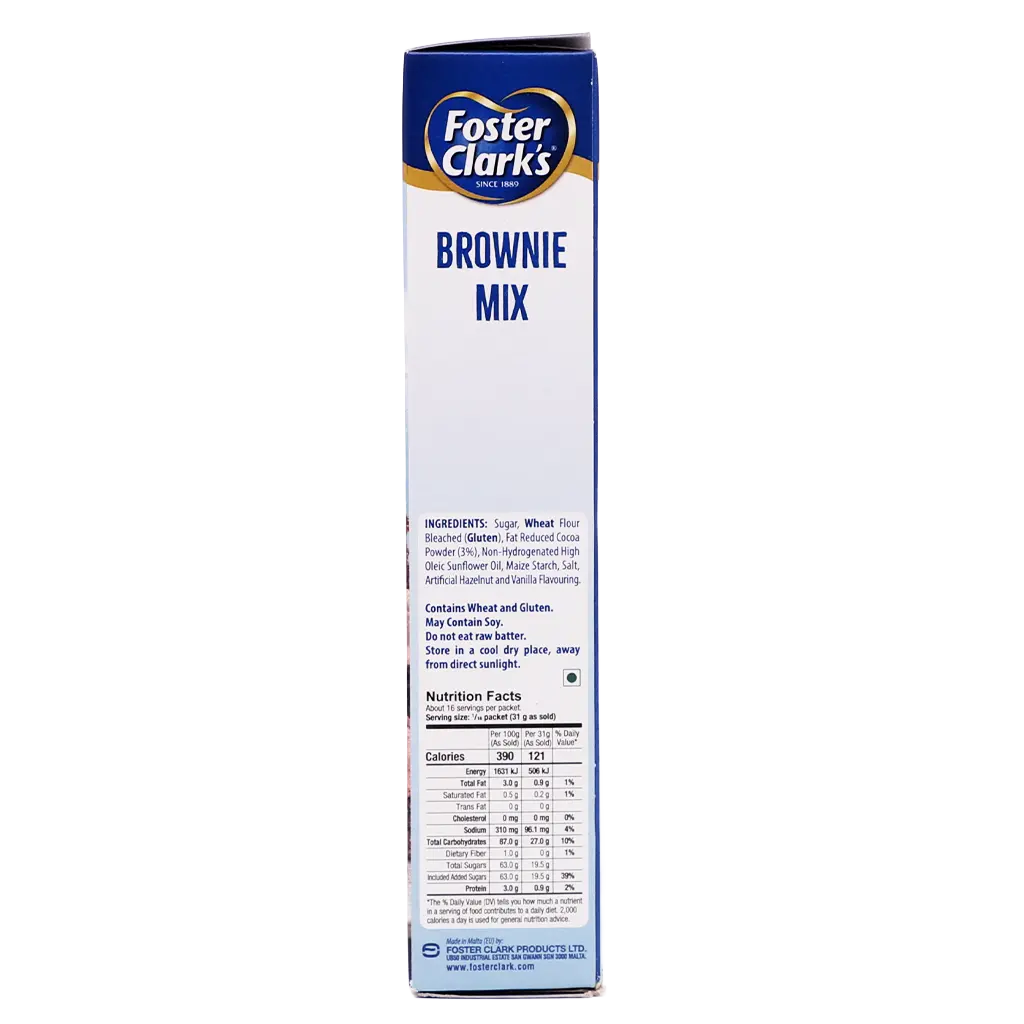 Foster Clarks Brownie Mix Chocolate Hazelnut 500 gm - view 5