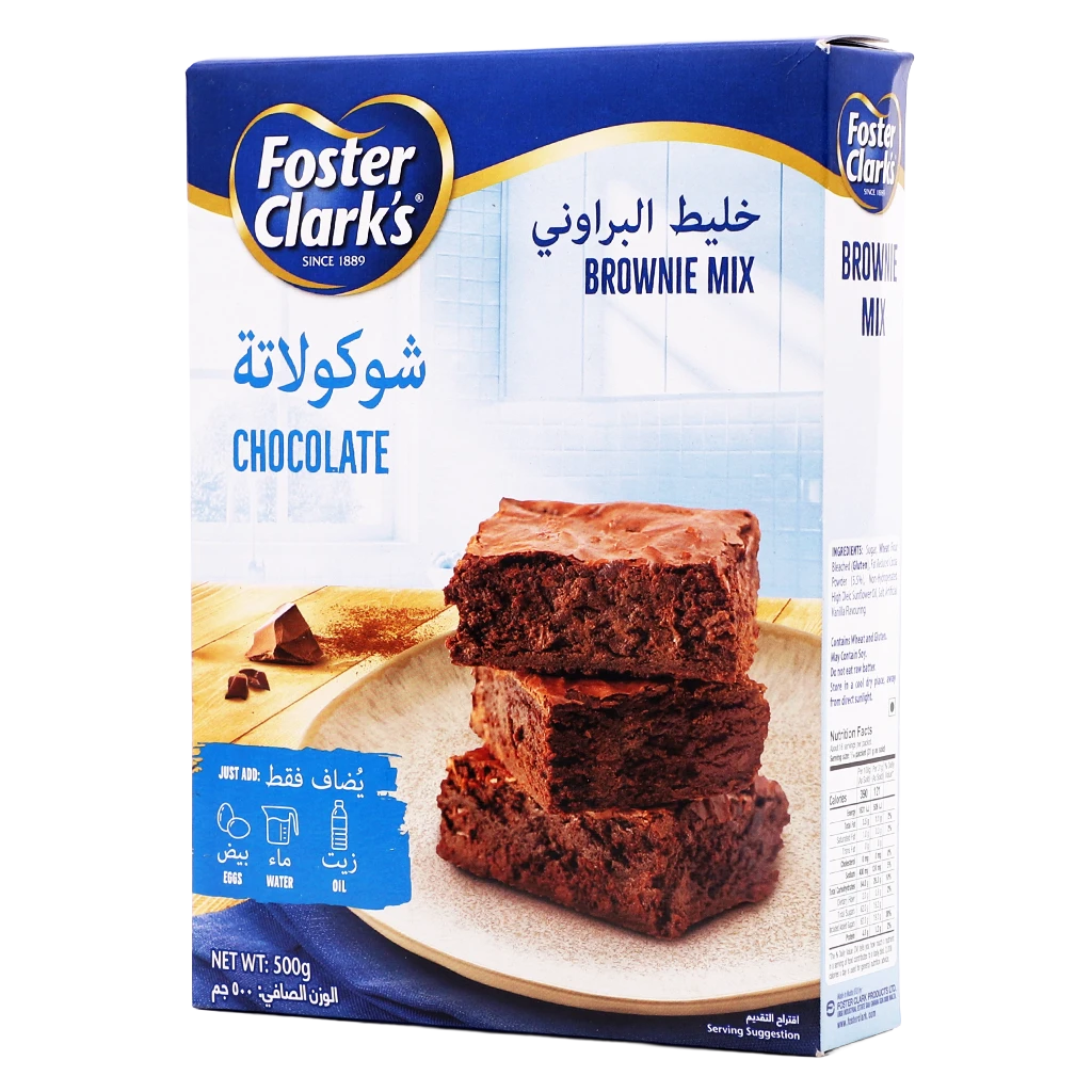 Foster Clarks Brownie Mix Milk Chocolate 500 gm