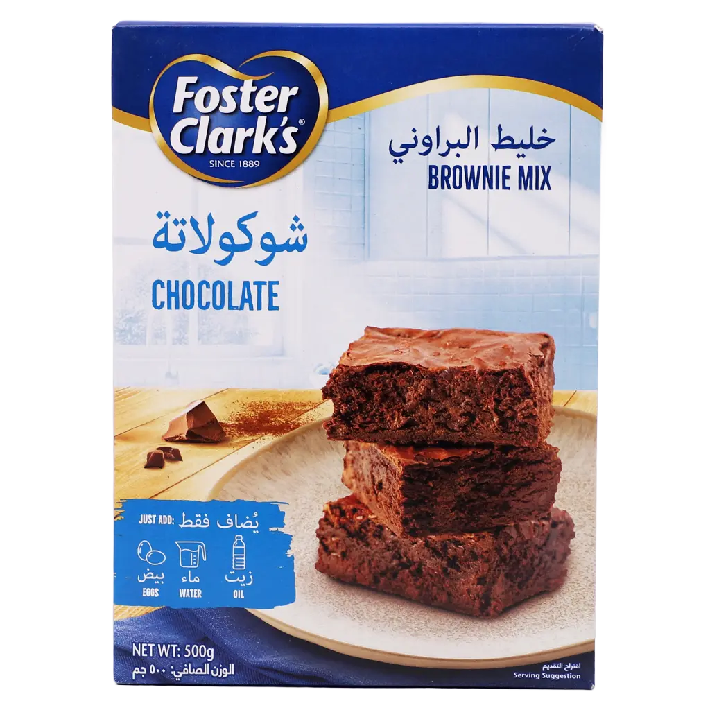 Foster Clarks Brownie Mix Milk Chocolate 500 gm - view 2