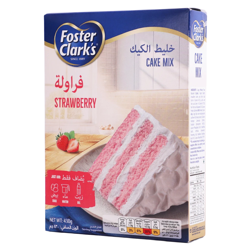 Foster Clarks Cake Mix Strawberry 430 gm