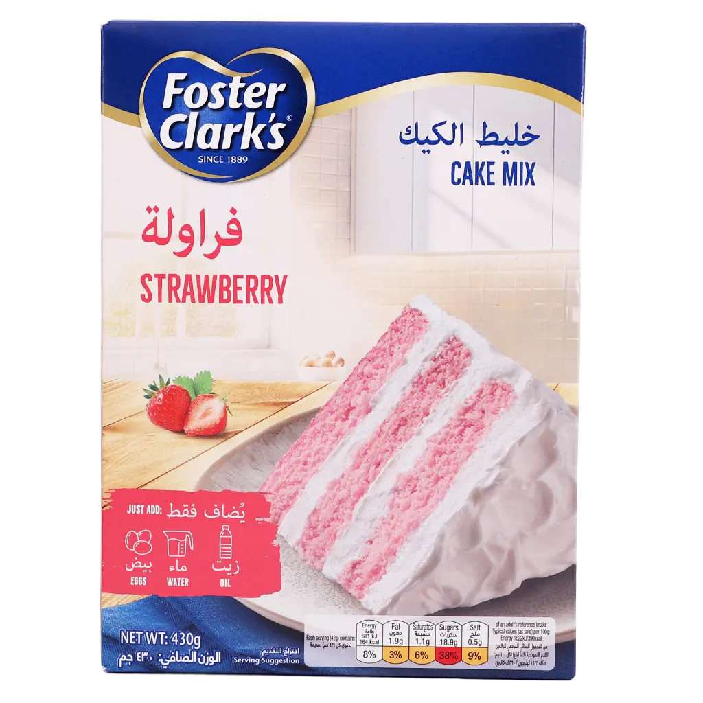 Foster Clarks Cake Mix Strawberry 430 gm - view 2