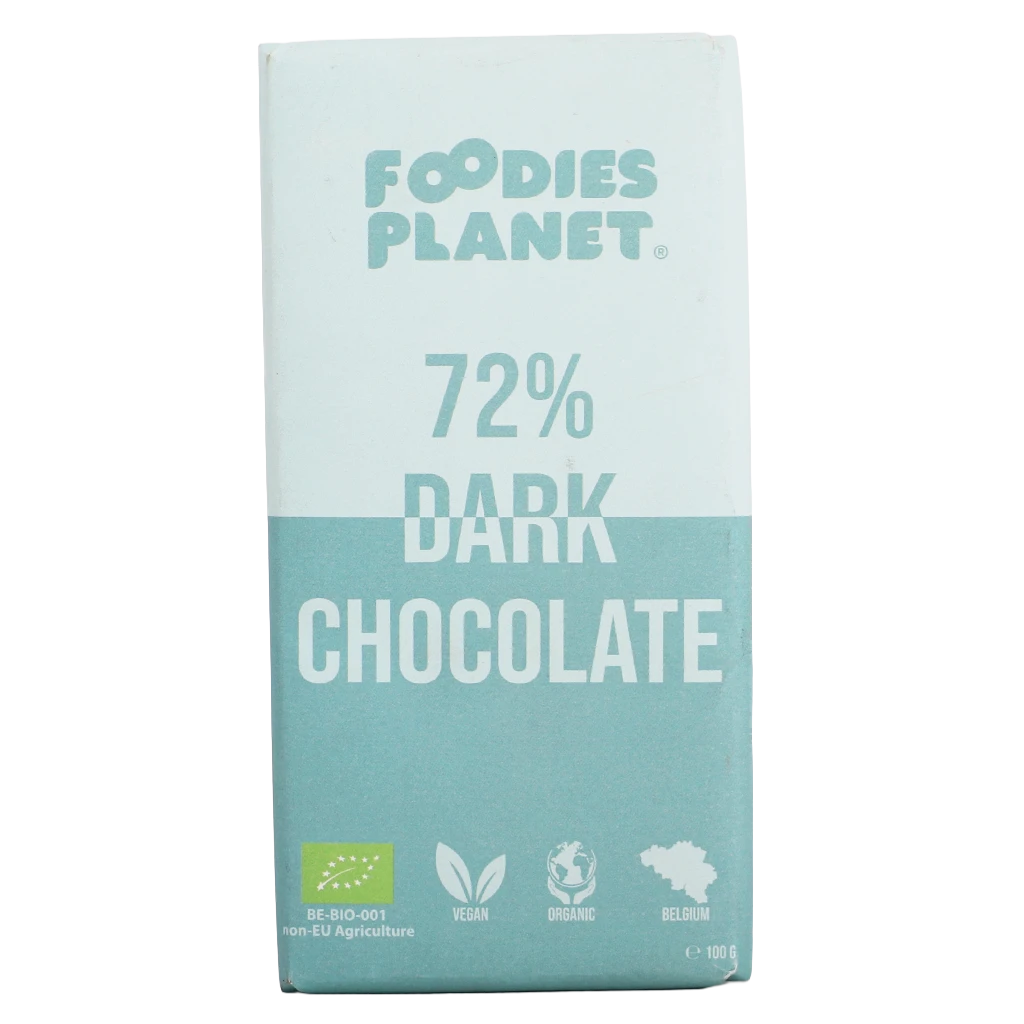 Foodies Planet Belgian 72% Dark Chocolate 100 gm