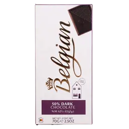Belgian Chocolate Bar 50% Dark 70 gm
