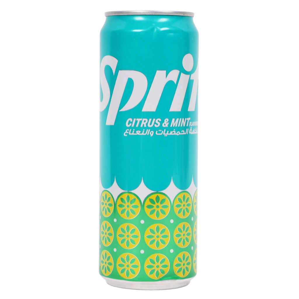 Sprite Citrus Mint Carbonated Soft Drink Can 355 ml