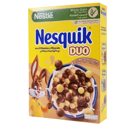 Nesquick Duo Cocoa and White Chocolate Cereal 335 gm