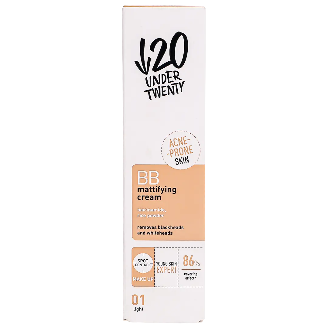 Under Twenty BB Cream Anti-Acne Balancing Shade 01 Light 60ml   - view 2
