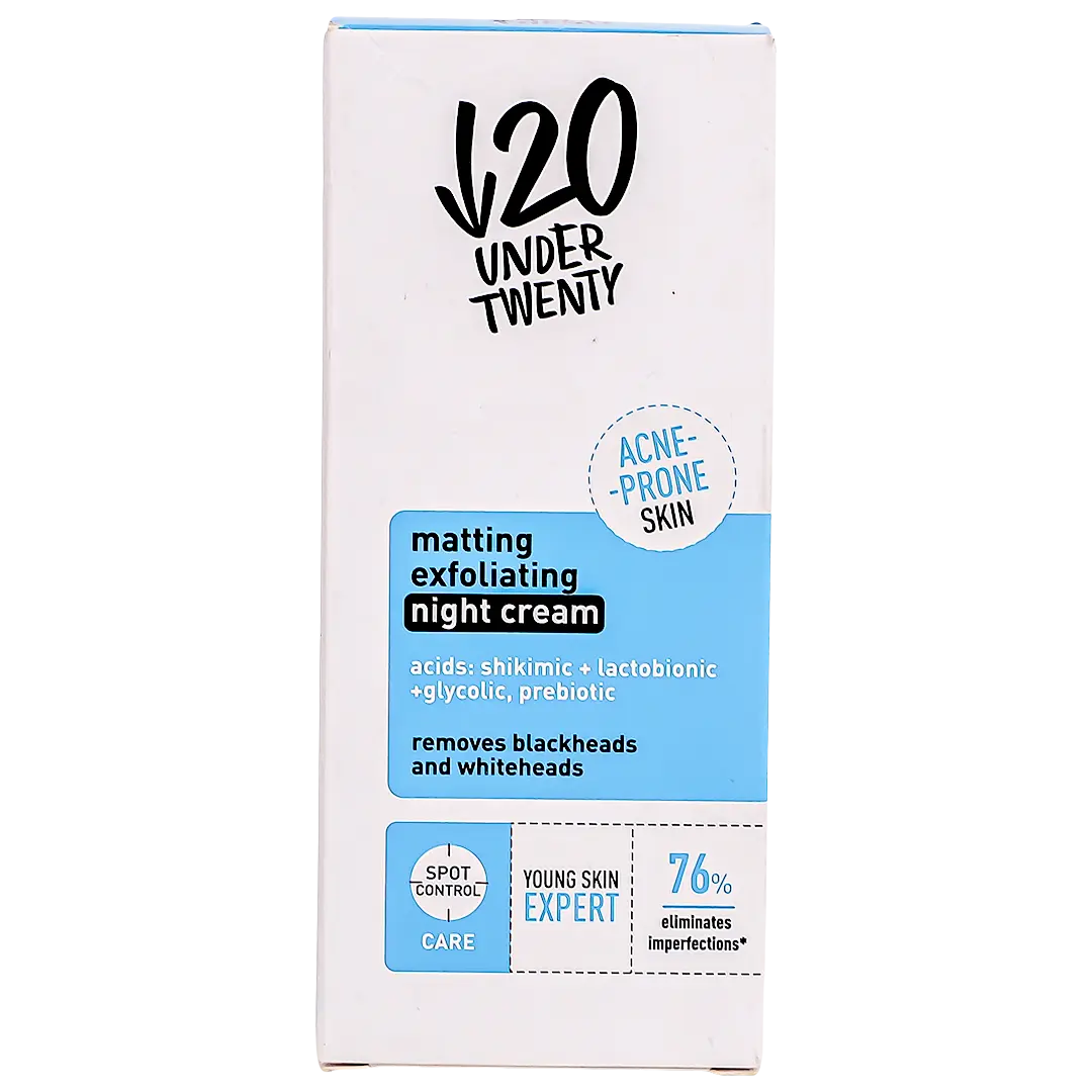 Under Twenty Night Peeling Cream with Prebiotics 50ml   - view 2