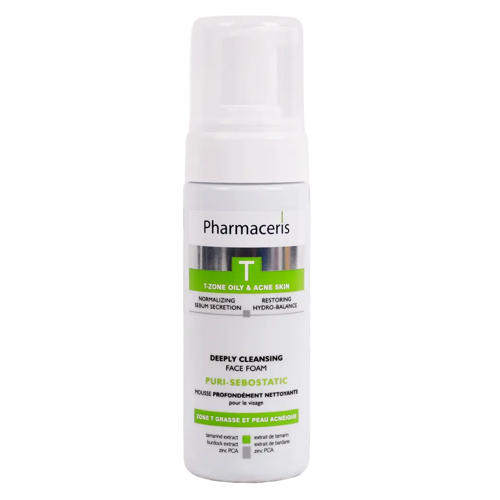 Pharmaceris Puri Sebostatic Deeply Cleansing Face Foam T Zone Oliy Skin 150 ml - view 1