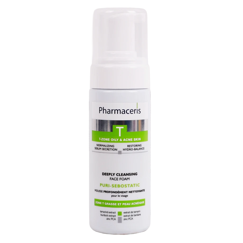 Pharmaceris Puri Sebostatic Deeply Cleansing Face Foam T Zone Oliy Skin 150 ml