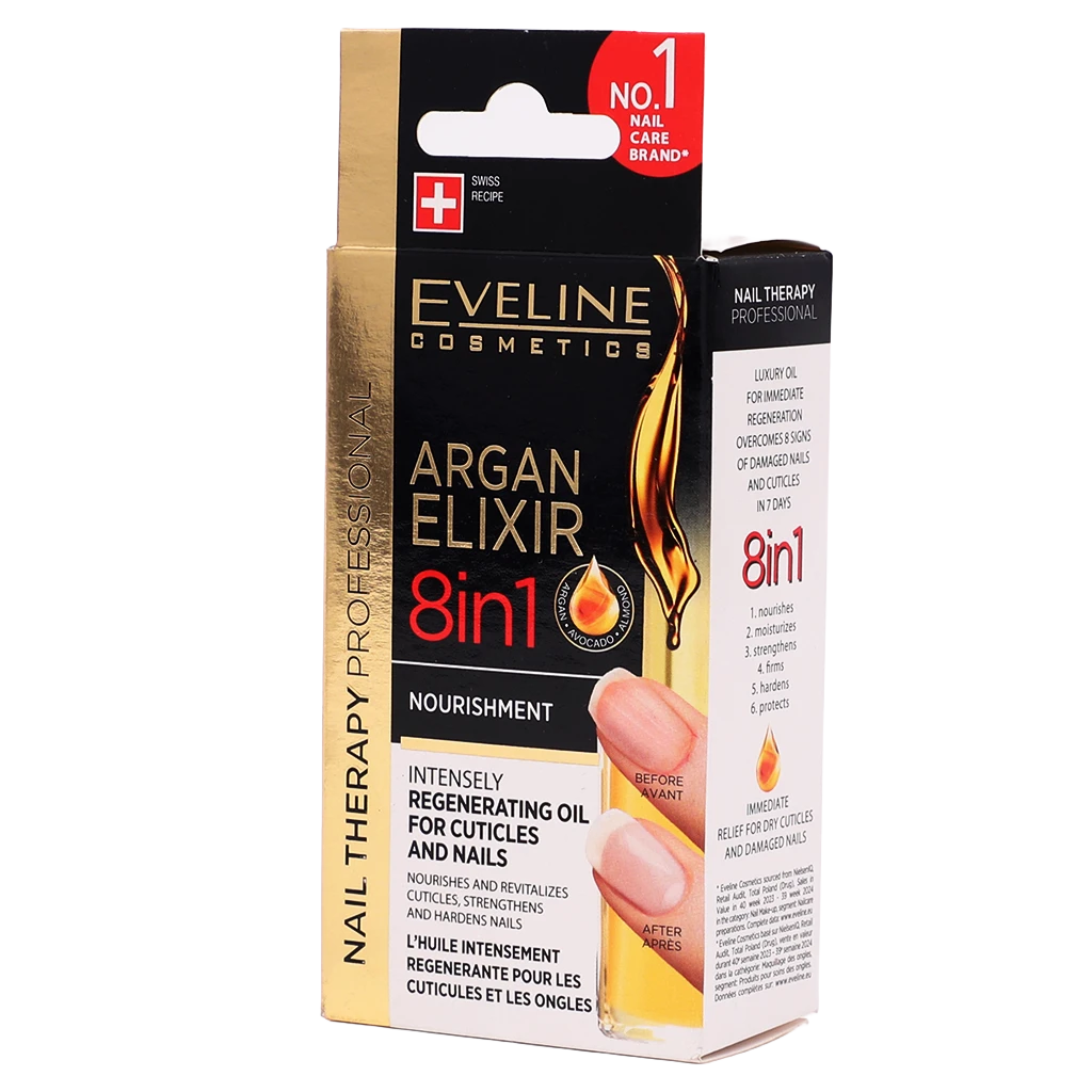 Eveline Nails Intensely Regenerating 8*1 With Argan Oil 12ml