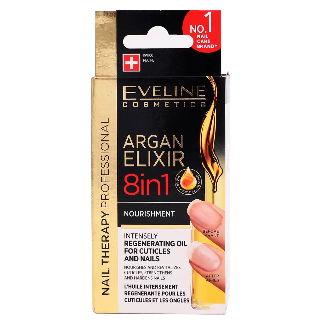 Eveline Nails Intensely Regenerating 8*1 With Argan Oil 12ml - view 2