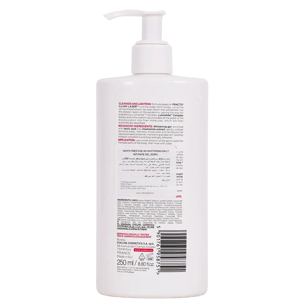 Eveline White Prestige 4D Whitening Daily Intimate Gel 250 ml - view 2
