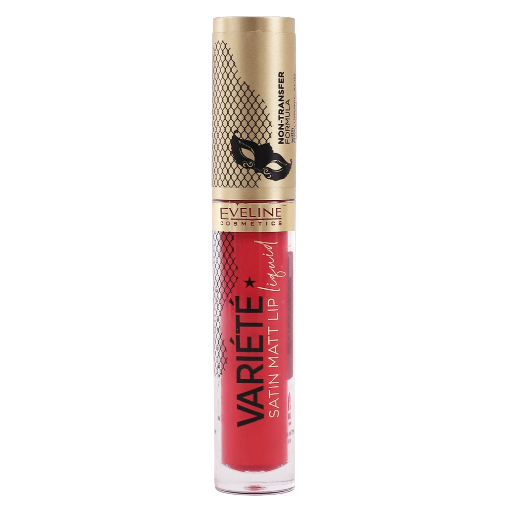 Eveline Variete Satin Mat Lip Liquid No 06 Strawberry Coctail