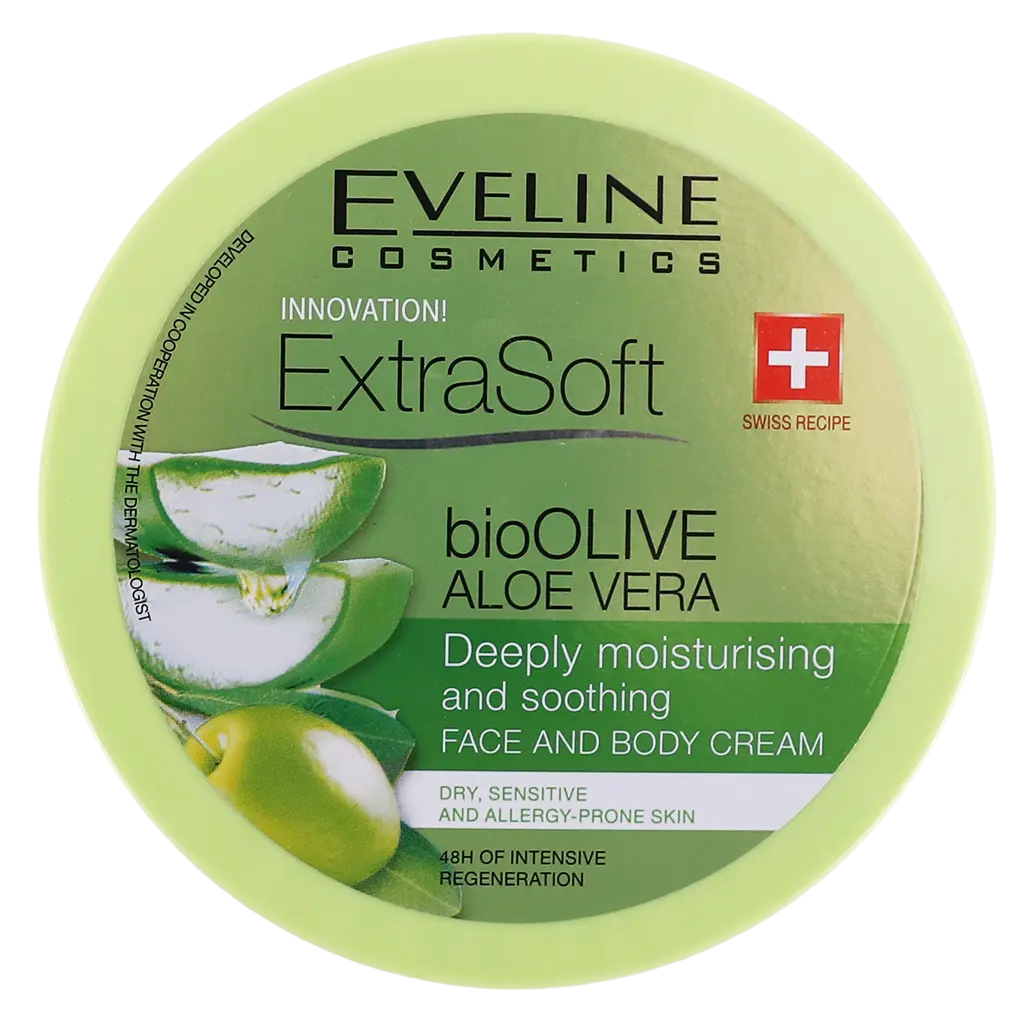 Eveline Extra Soft Aloe Vera Moisturize Face And Body Cream 175 ml - view 1