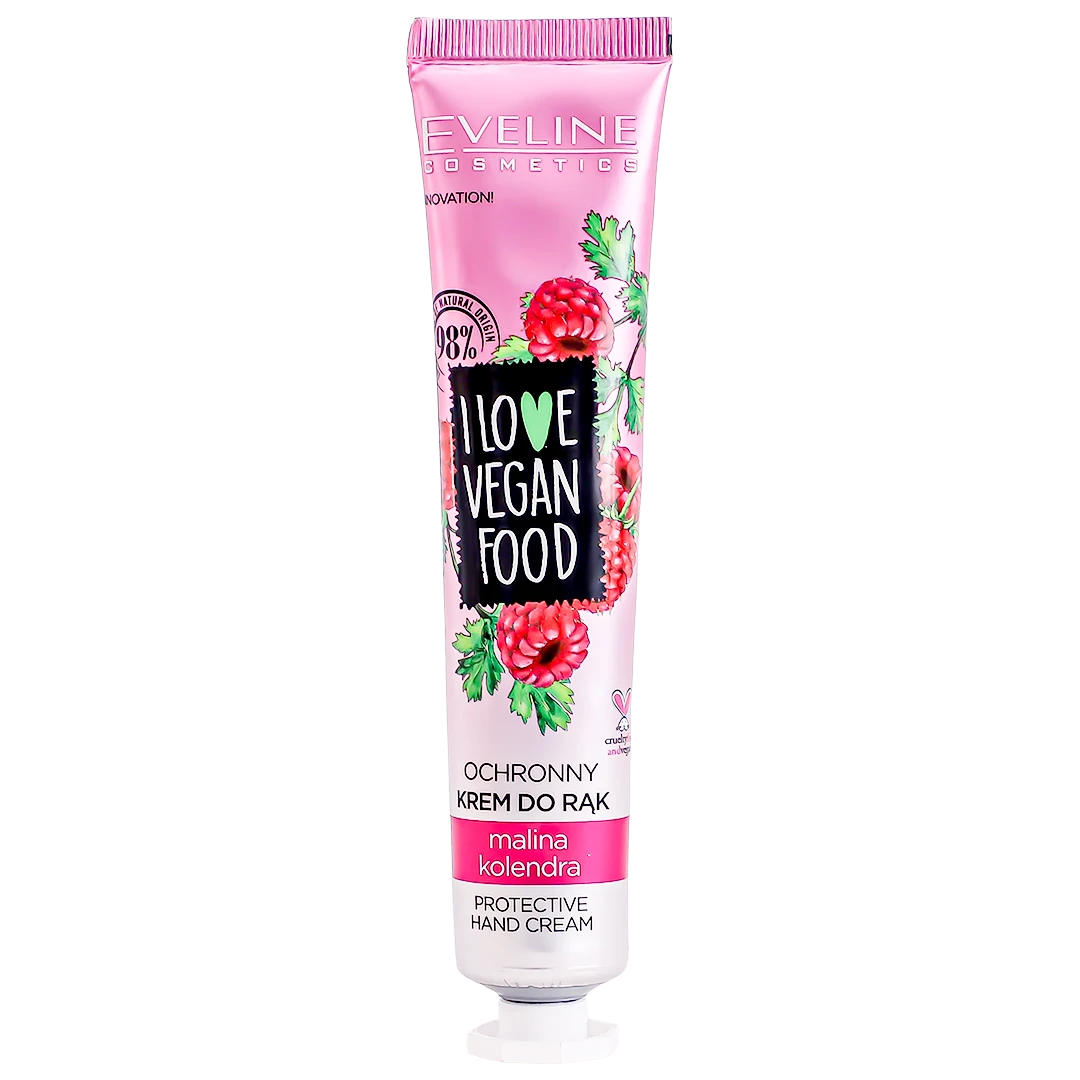 Eveline Vegan Food Protective Hand Cream Raspberry 50 ml