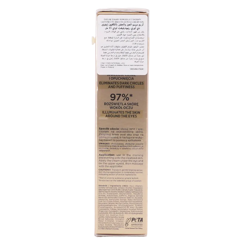 Eveline Remodelift Anti Wrinkle Eye Cream With Microneedles 15 ml - view 4