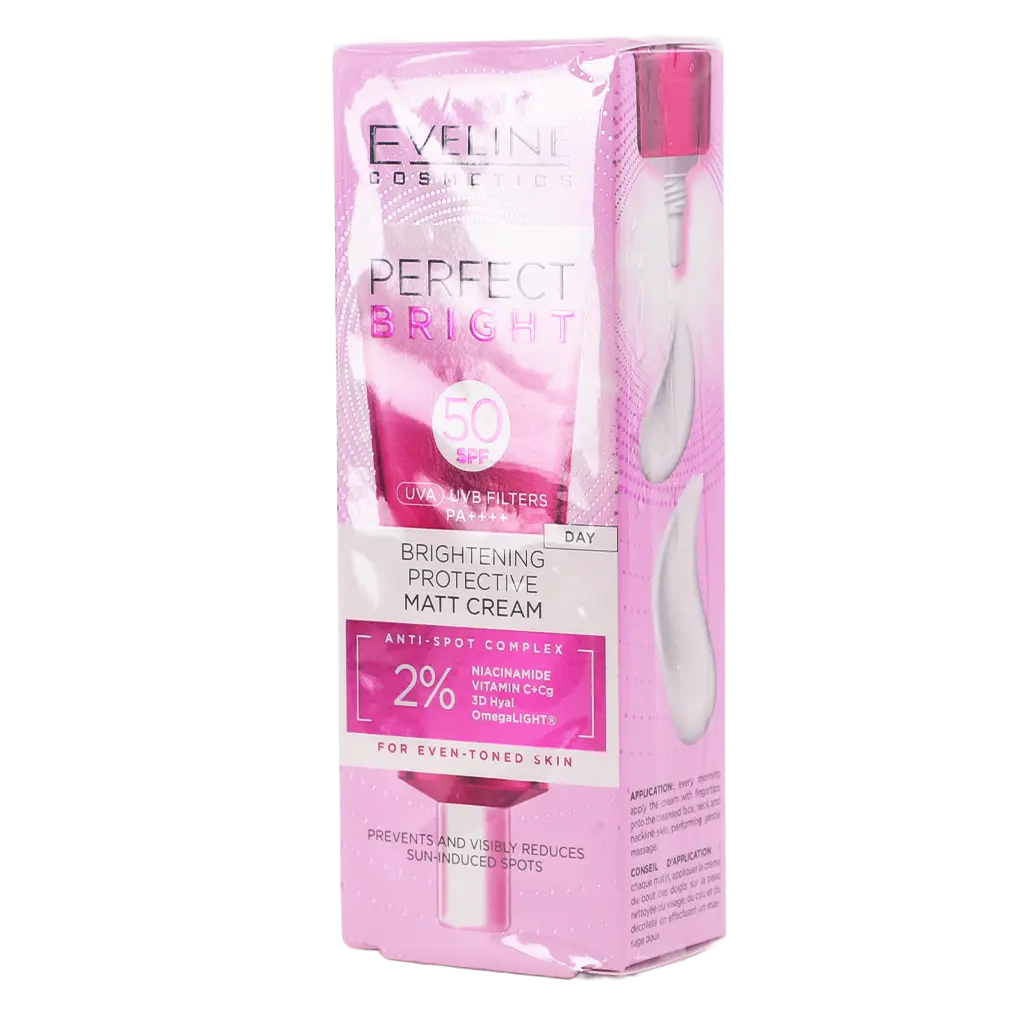 Eveline Perfect Bright Matt Sun Protection Cream SPF 50 30 ml - view 2