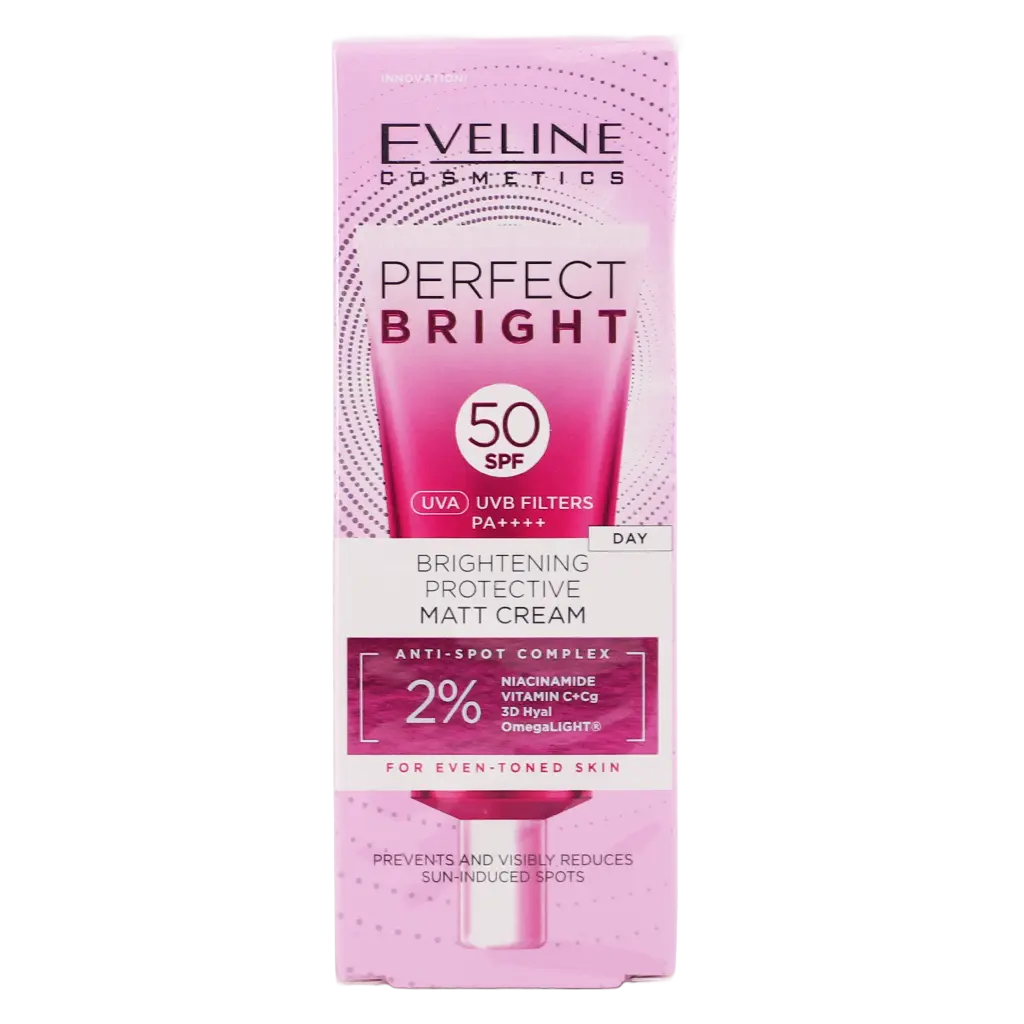 Eveline Perfect Bright Matt Sun Protection Cream SPF 50 30 ml - view 3