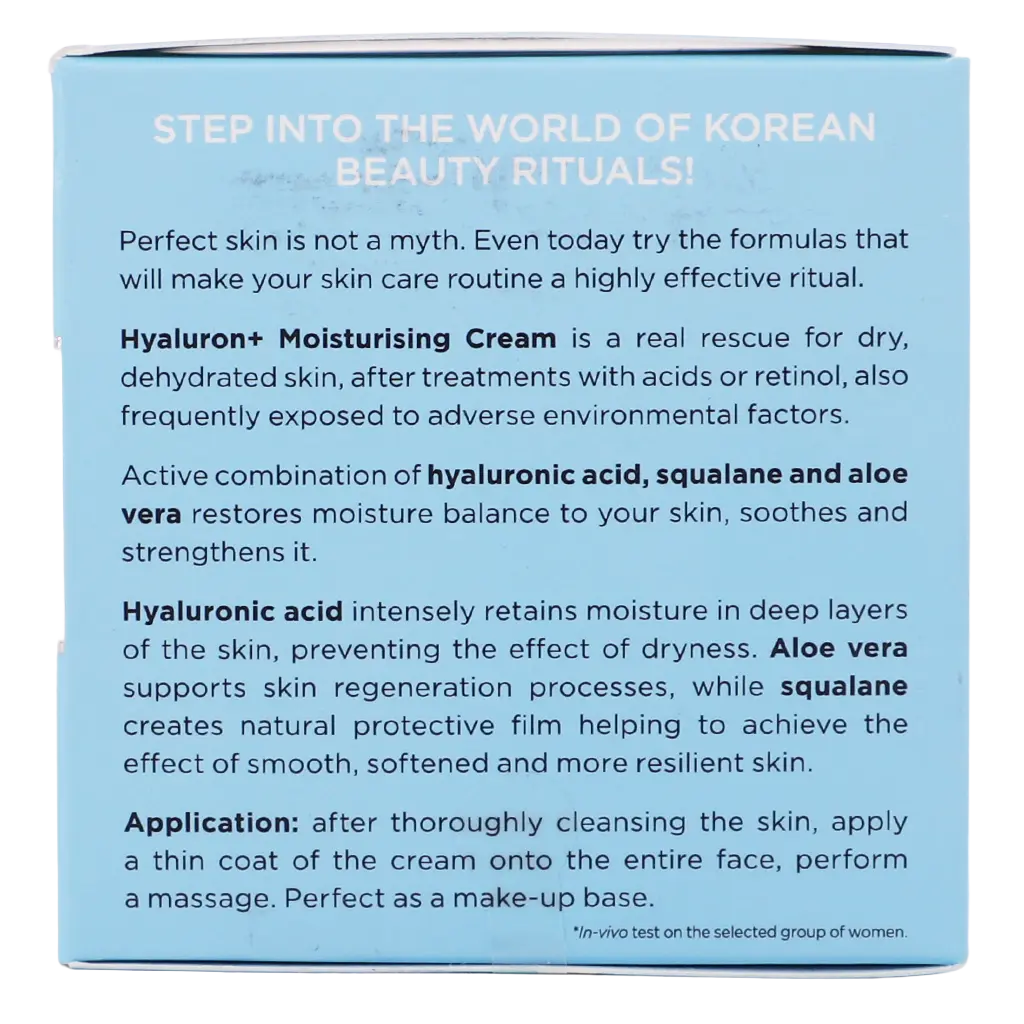 Eveline Korean Rituals Hyaluron + Moisturising Cream 50 ml - view 4