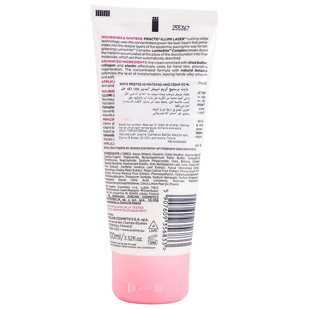 Eveline White Prestige 4D Whitening Hand Cream 100 ml - view 2