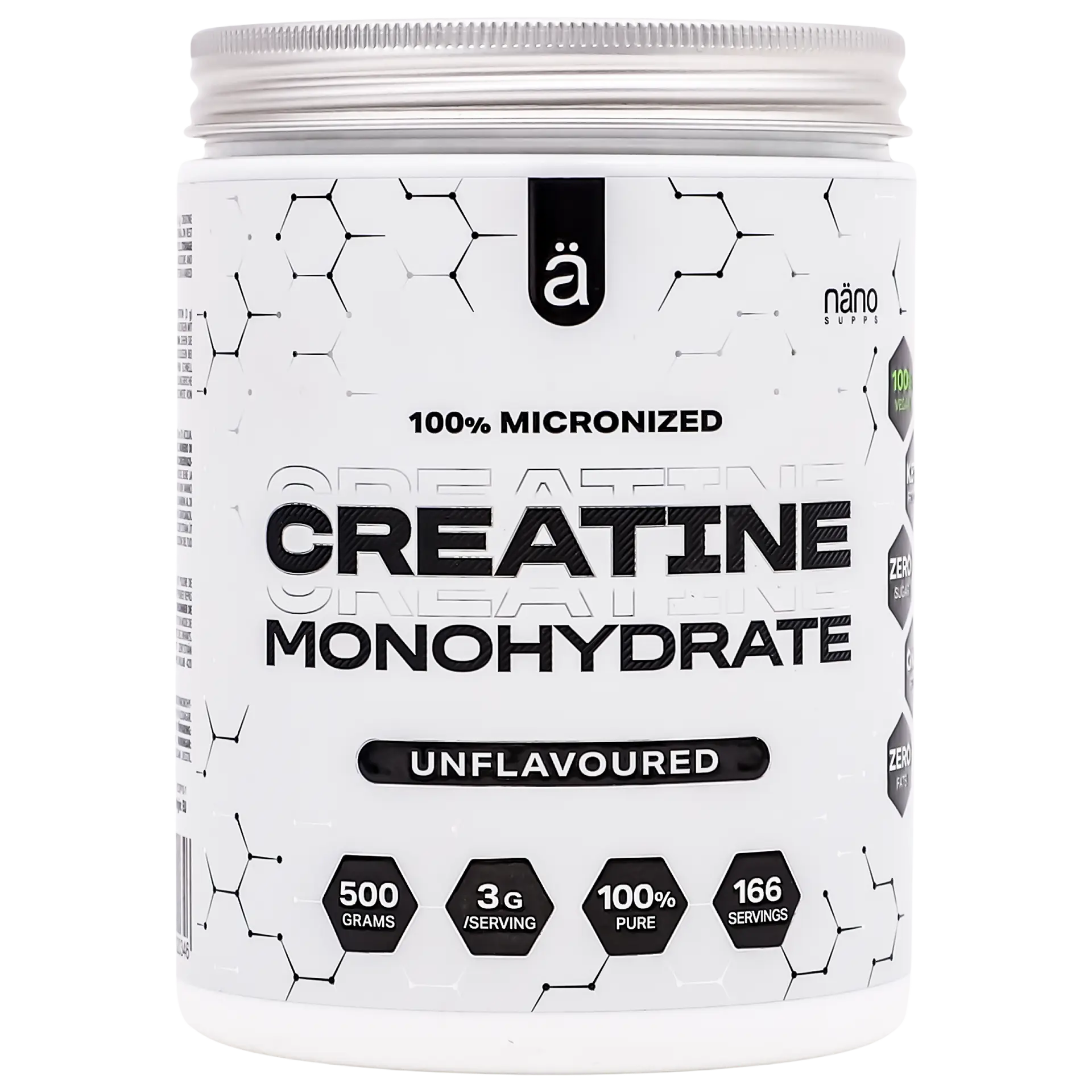 Nano Creatine Monohydrate Unflavoured 500 gm - view 1