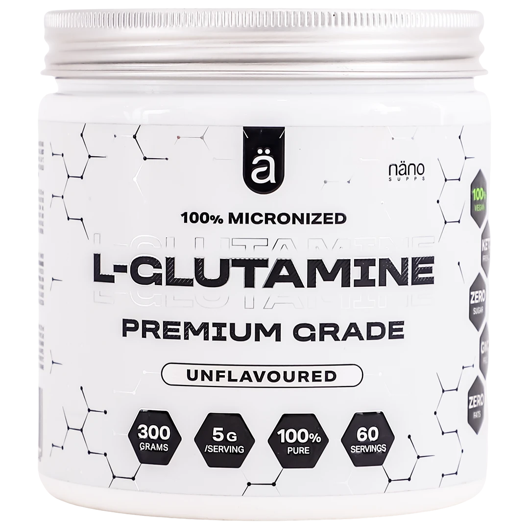 Nano Supps L-Glutamine Unflavored 300 gm