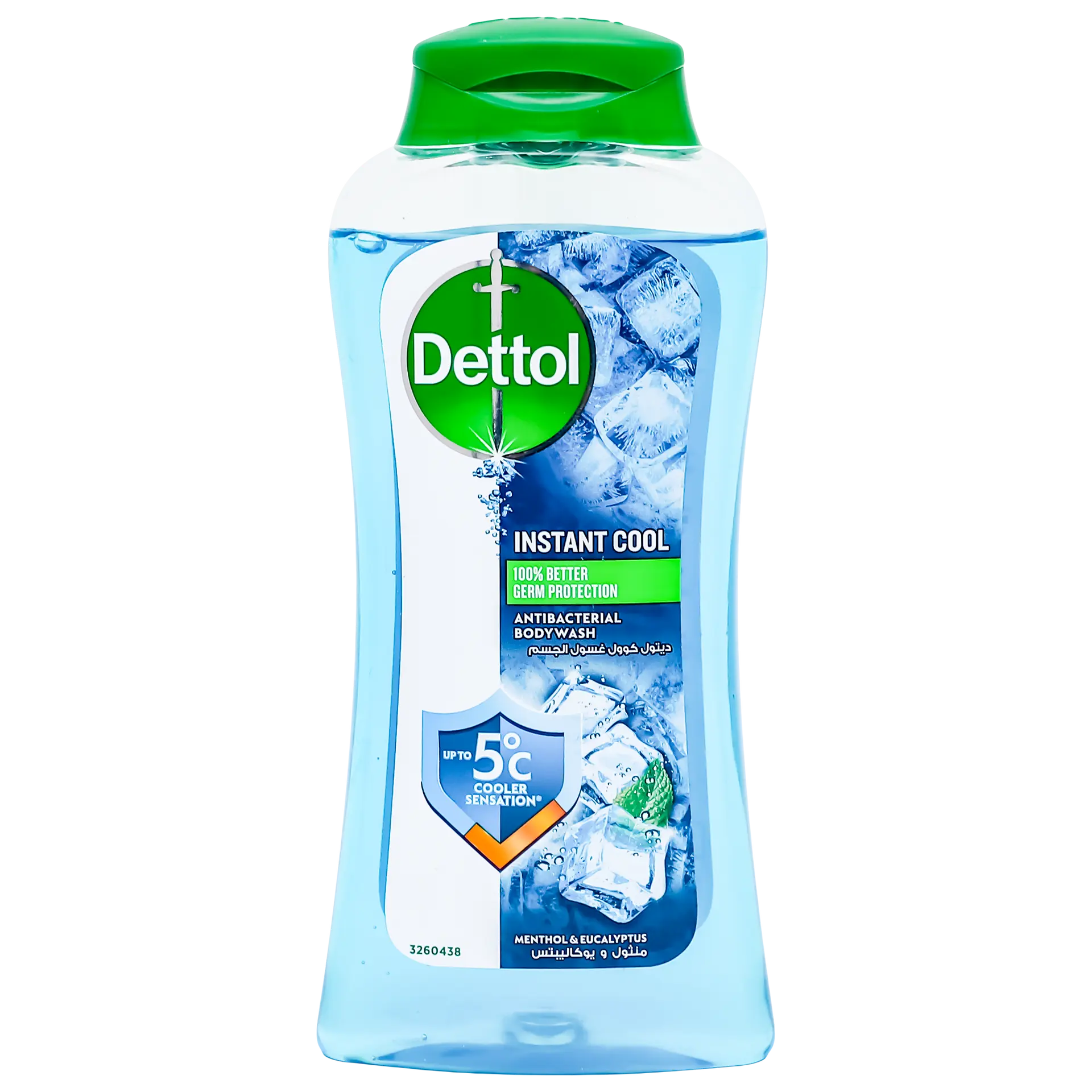 Dettol Cool Shower Gel and Body Wash Menthol and Eucalyptus Scent 250 ml - view 2