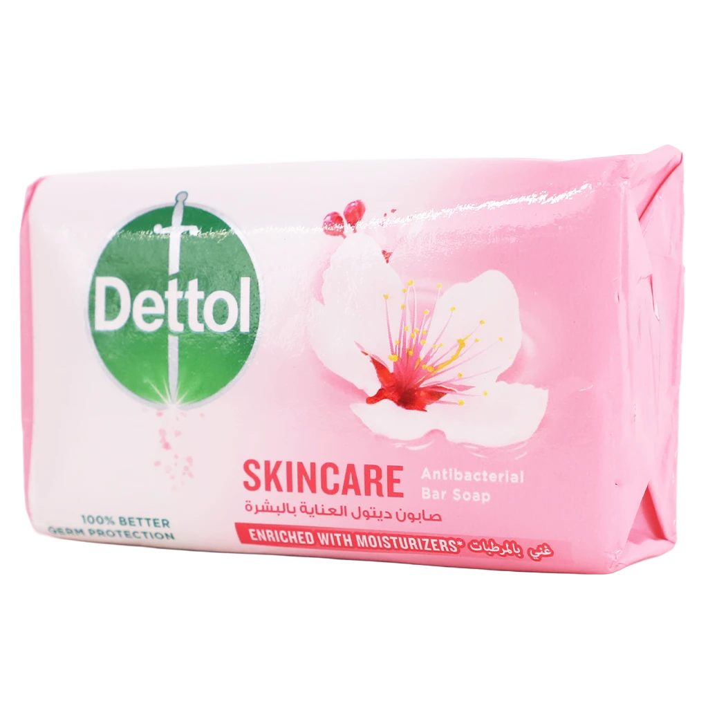 Dettol Skincare Bar Soap Rose and Sakura Blossom Scent 165 gm