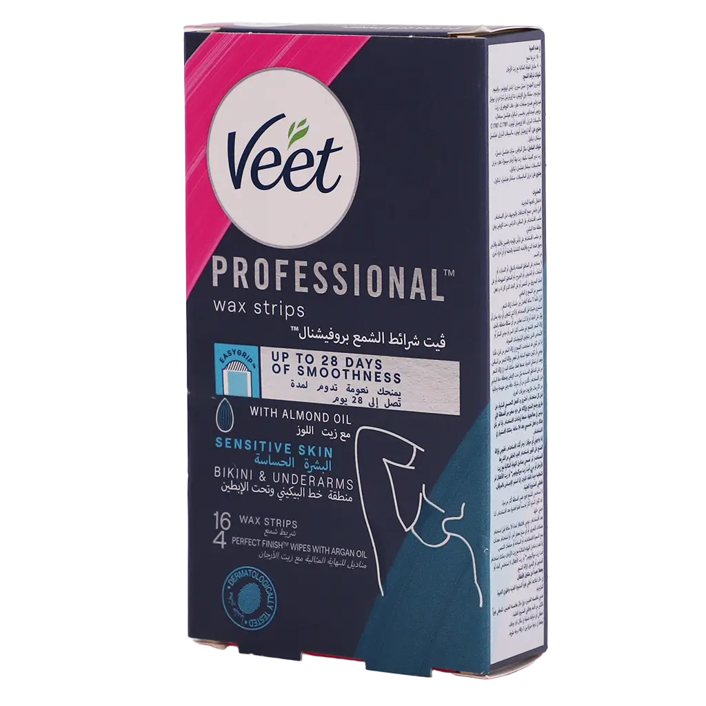 Veet Hair Removal Wax Strips for Sensitive Skin 16 Wax Strips - view 1